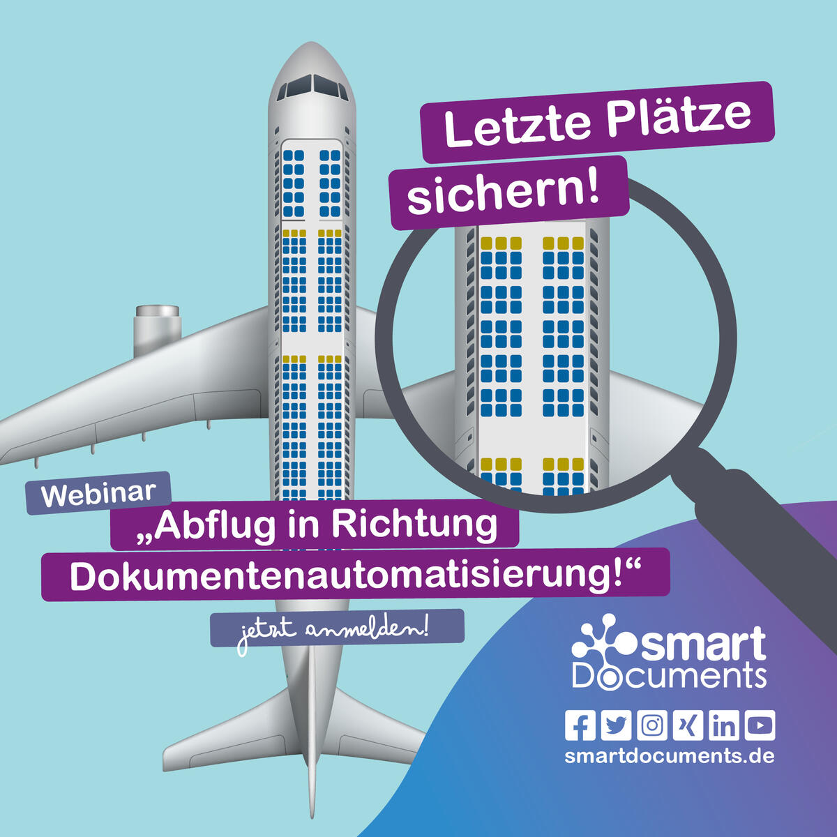 Letzte Pl&auml;tze sichern! Wir laden ein zum Webinar "Abflug in Richtung Dokumentenautomatisierung!"