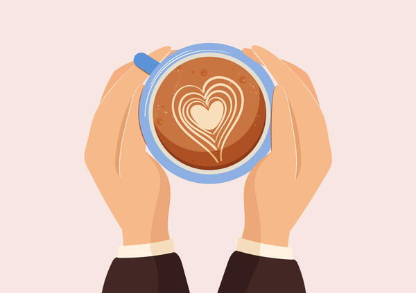 Vektorgrafik: Kaffeetasse