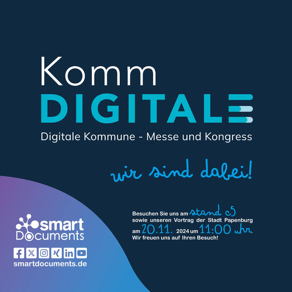 Logo der Kongressmesse KommDIGITALE