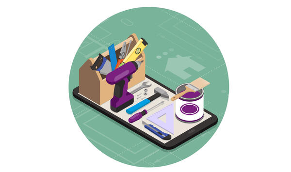 Vektorgrafik: Werkzeugkasten