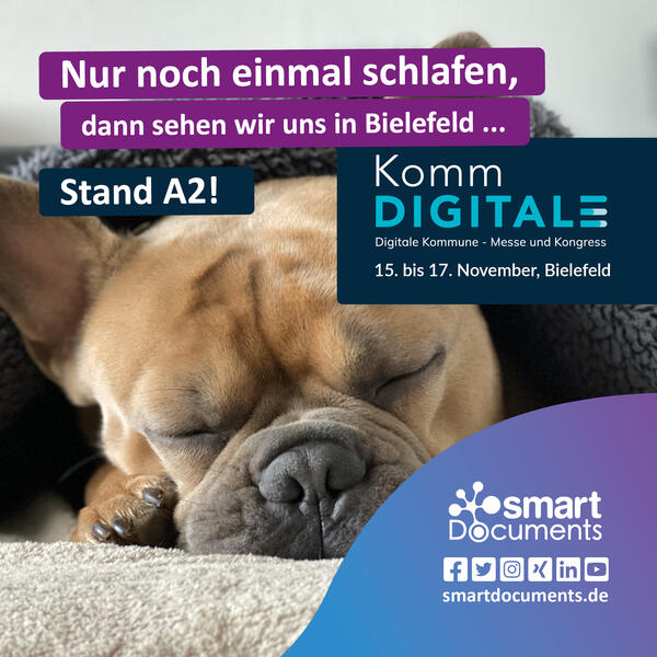 KommDigitale, nur noch einmal schlafen!