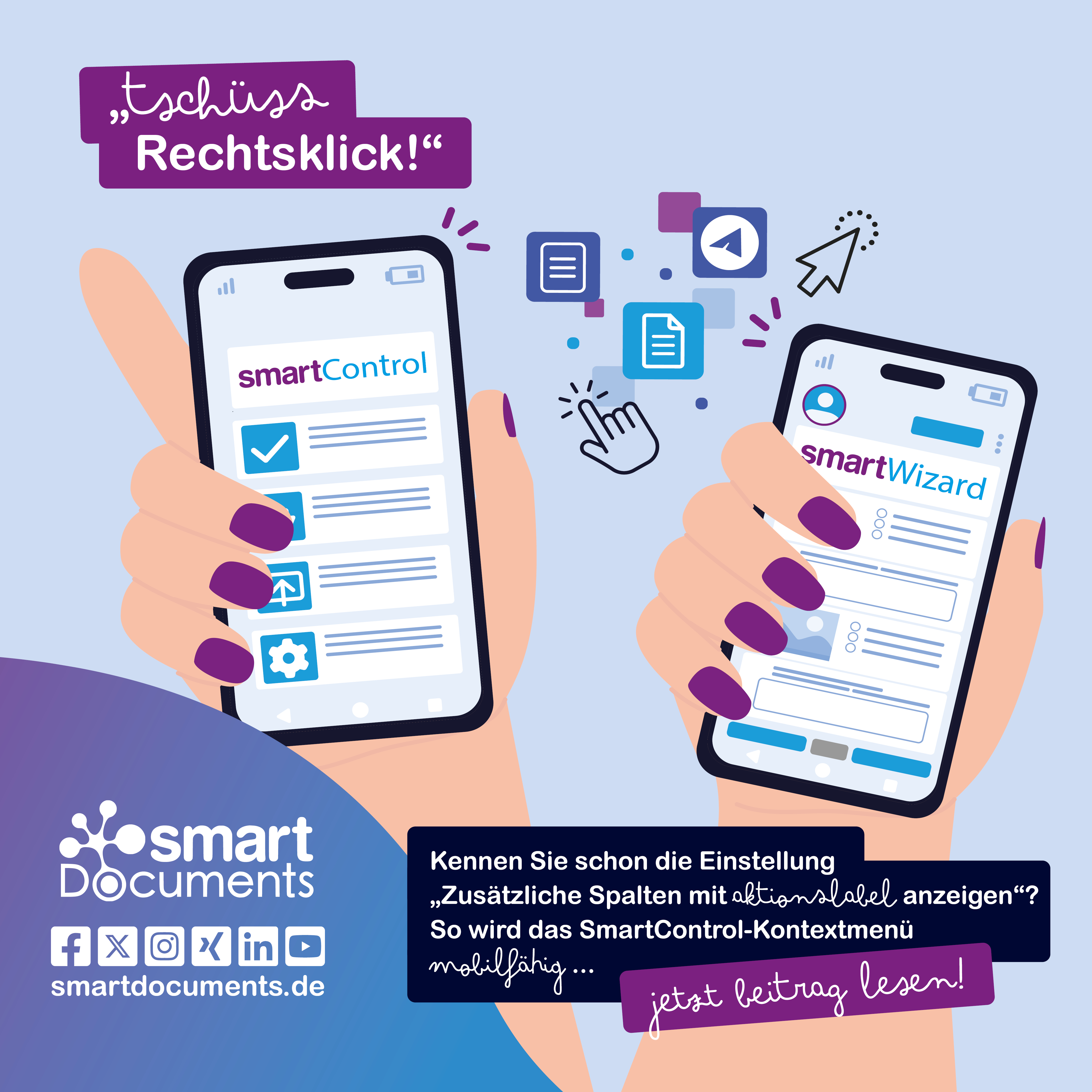 Tipps & Tricks: "Aktionslabel" f&uuml;r die mobile Nutzung von SmartControl