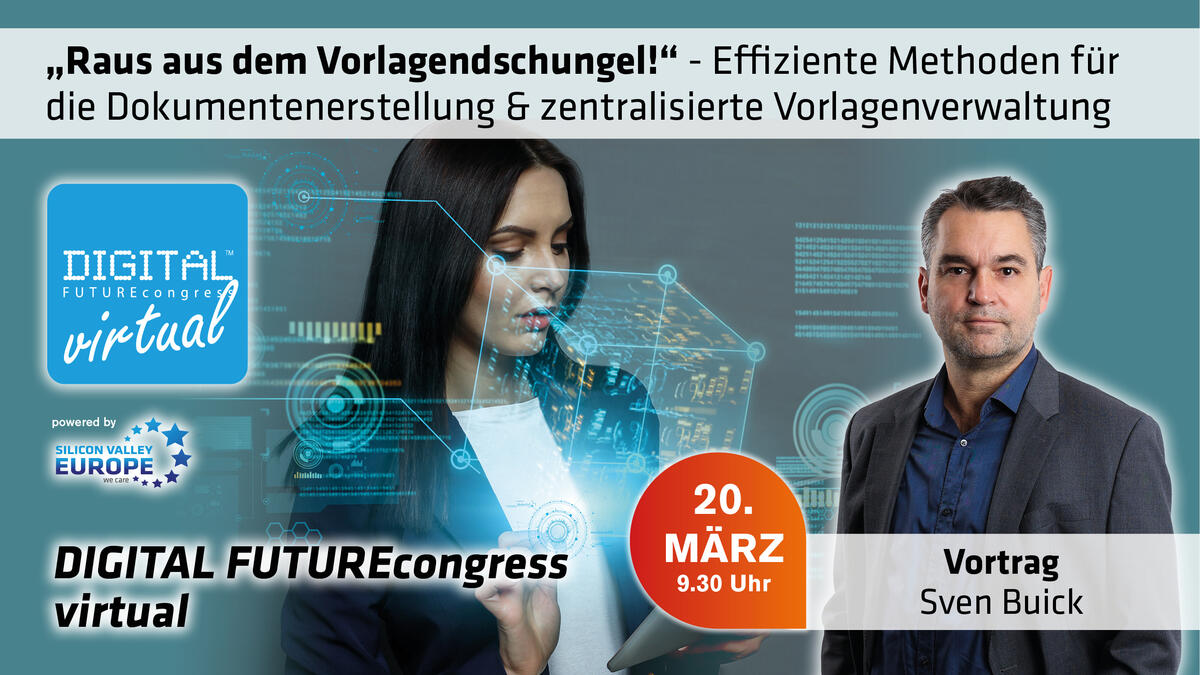 Wir sind Speaker auf dem DIGITAL FUTUREcongress virtual 2025