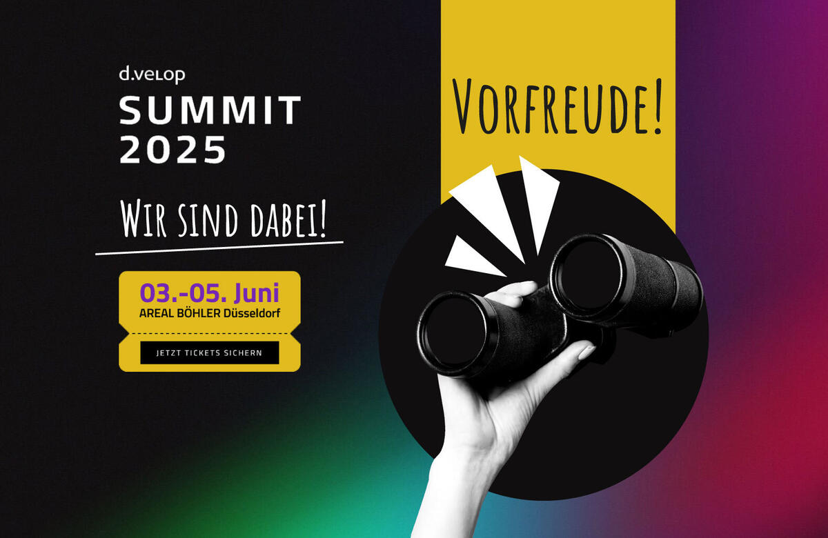 Vorfreude! d.velop SUMMIT 2025 - Wir sind dabei!