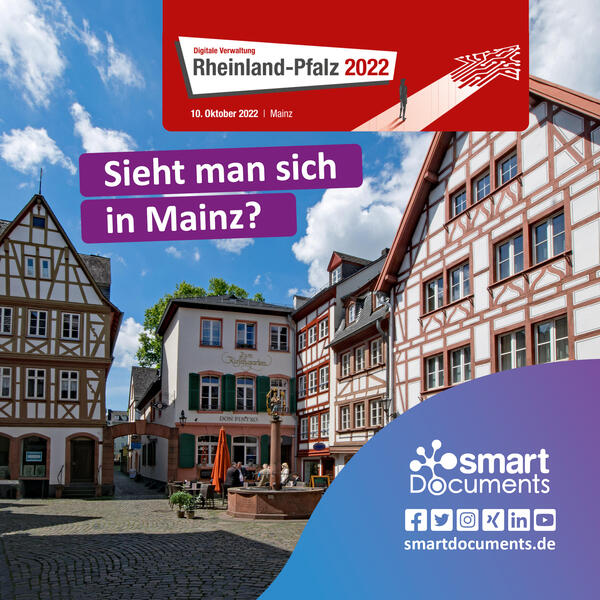Sieht man sich in Mainz auf dem Event "Digitale Verwaltung Rheinland-Pfalz?"