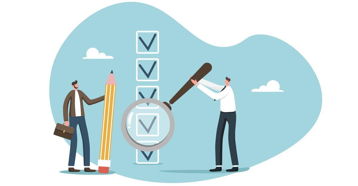 Vektorgrafik: Checkliste