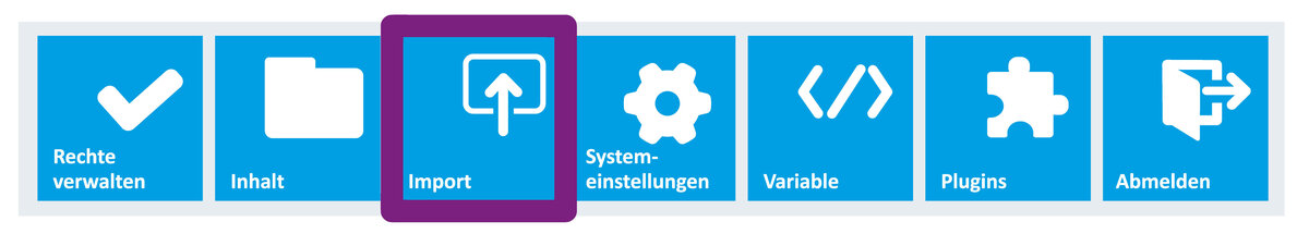 Screenshot Menüleiste SmartControl