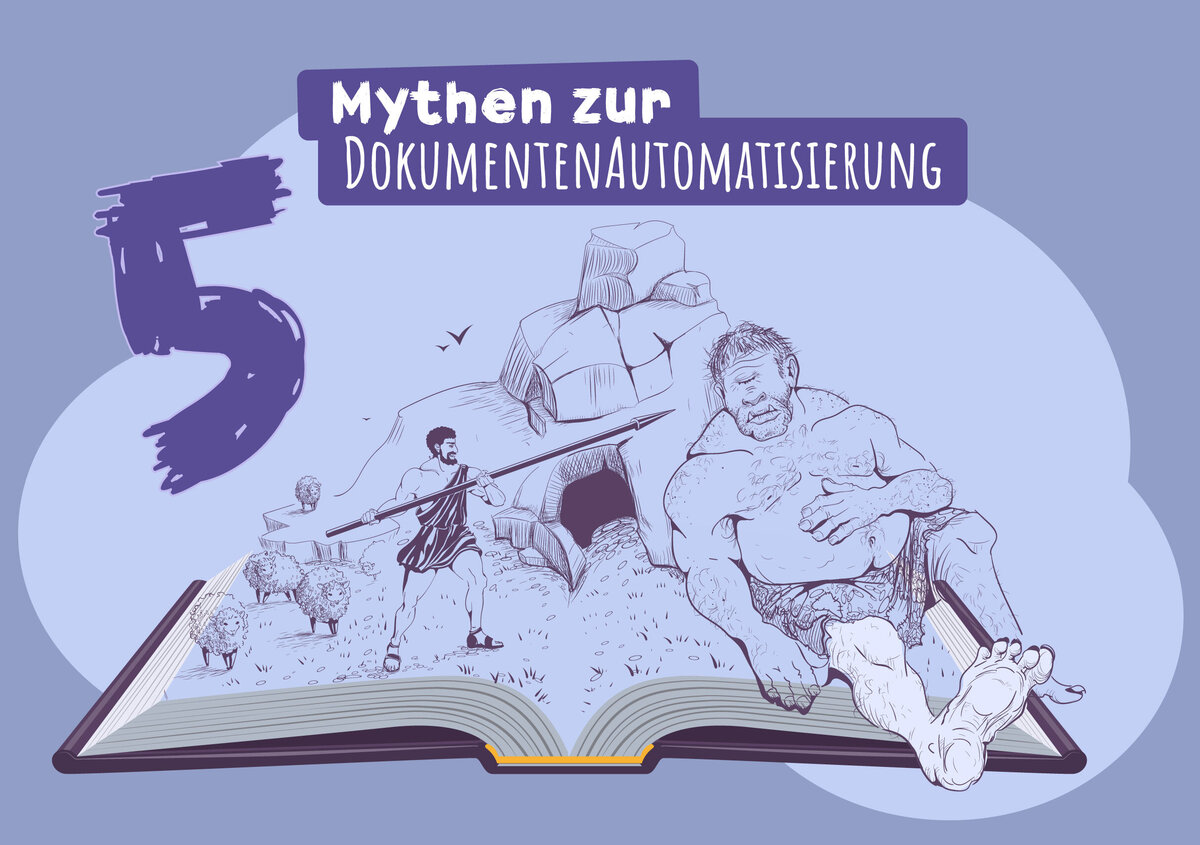 Vektorgrafik: Buch der Mythologie