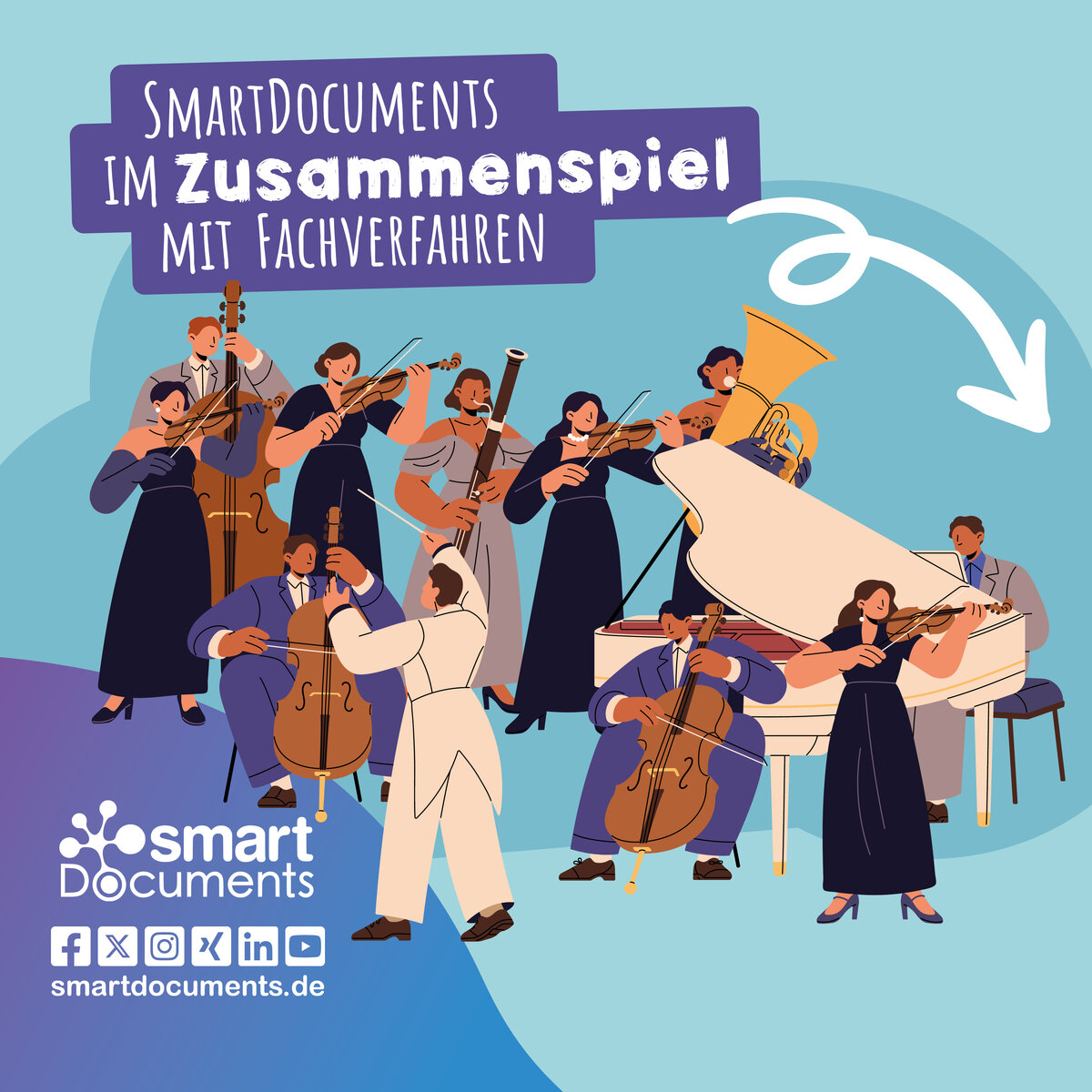 Vektorgrafik: Orchester