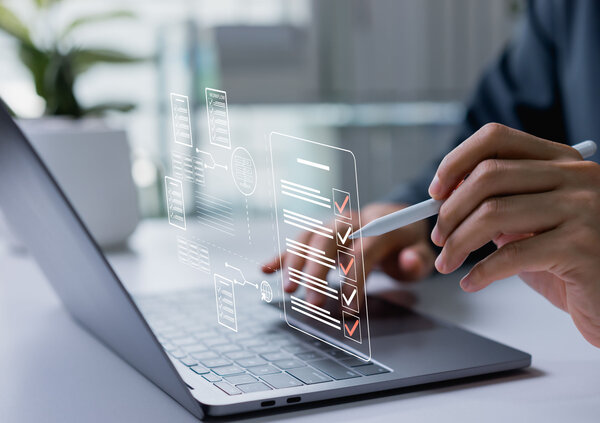 Digital checklist for optimizing and standardizing document templates.