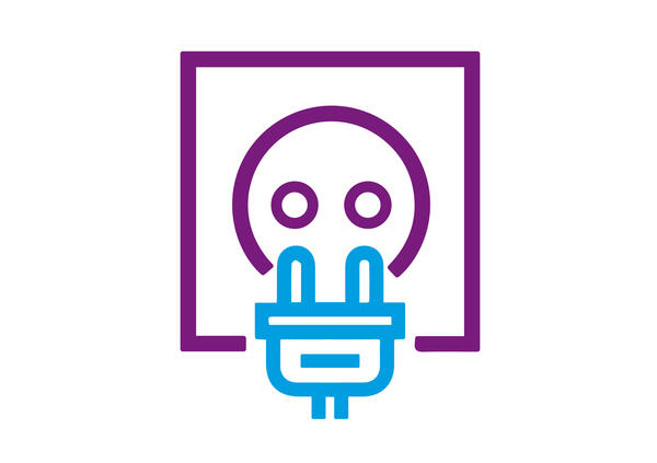 Icon Steckdose inkl. Stecker