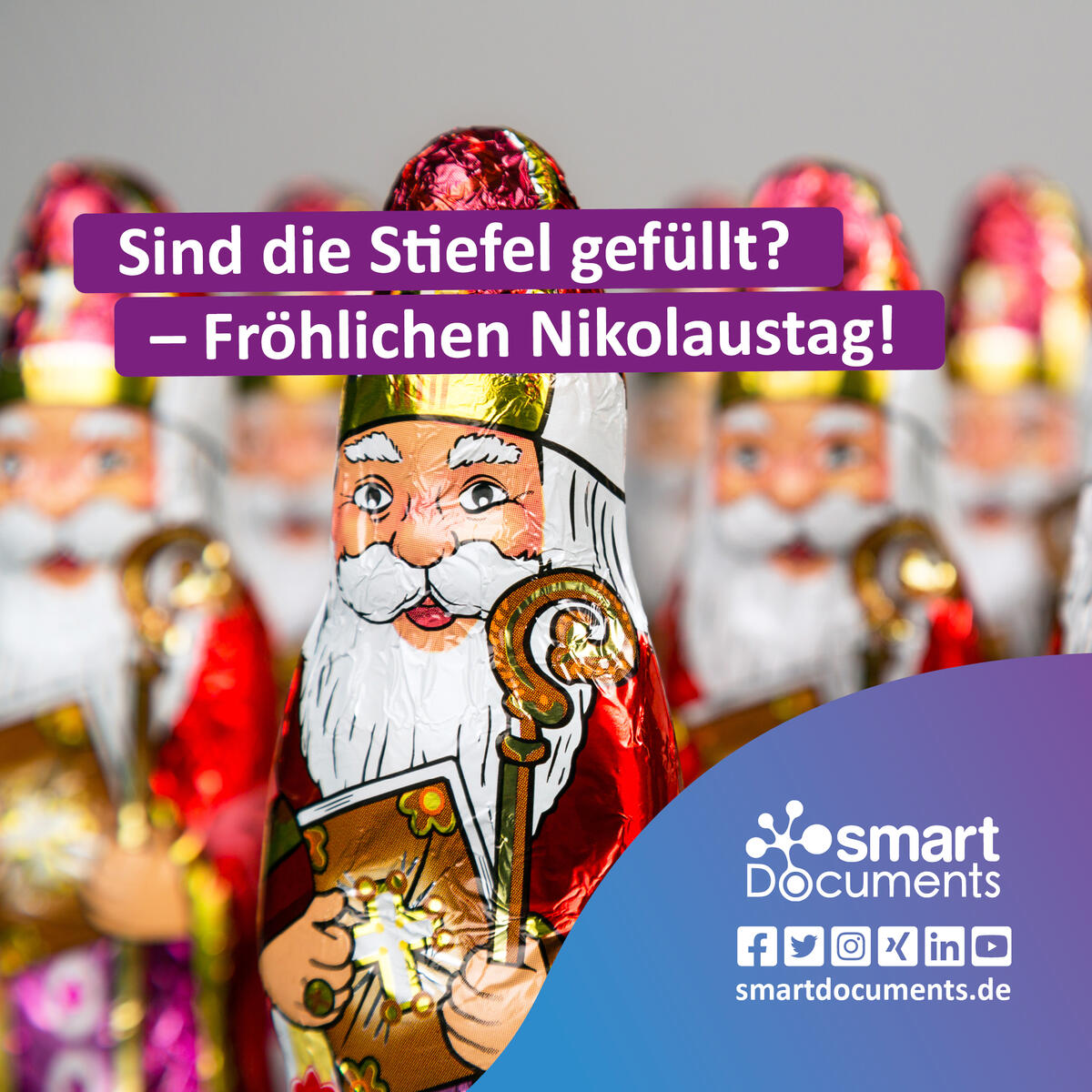 Nahaufnahme von Sinterklaas. St. Nikolaus-Schokoladenfigur niederl&auml;ndischem Charakter
