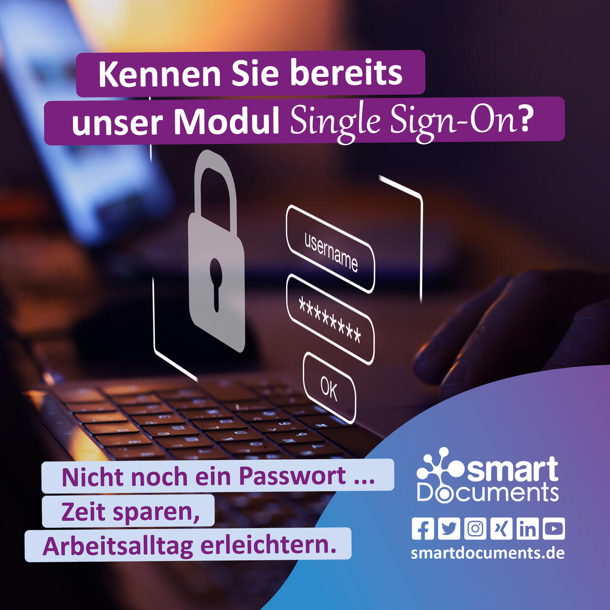 SSO ist eine Authentifizierungsmethode, die es Benutzer:innen ermöglicht, sich auf sichere Weise bei mehreren Anwendungen anzumelden und dabei nur einmal die Anmeldedaten einzugeben.