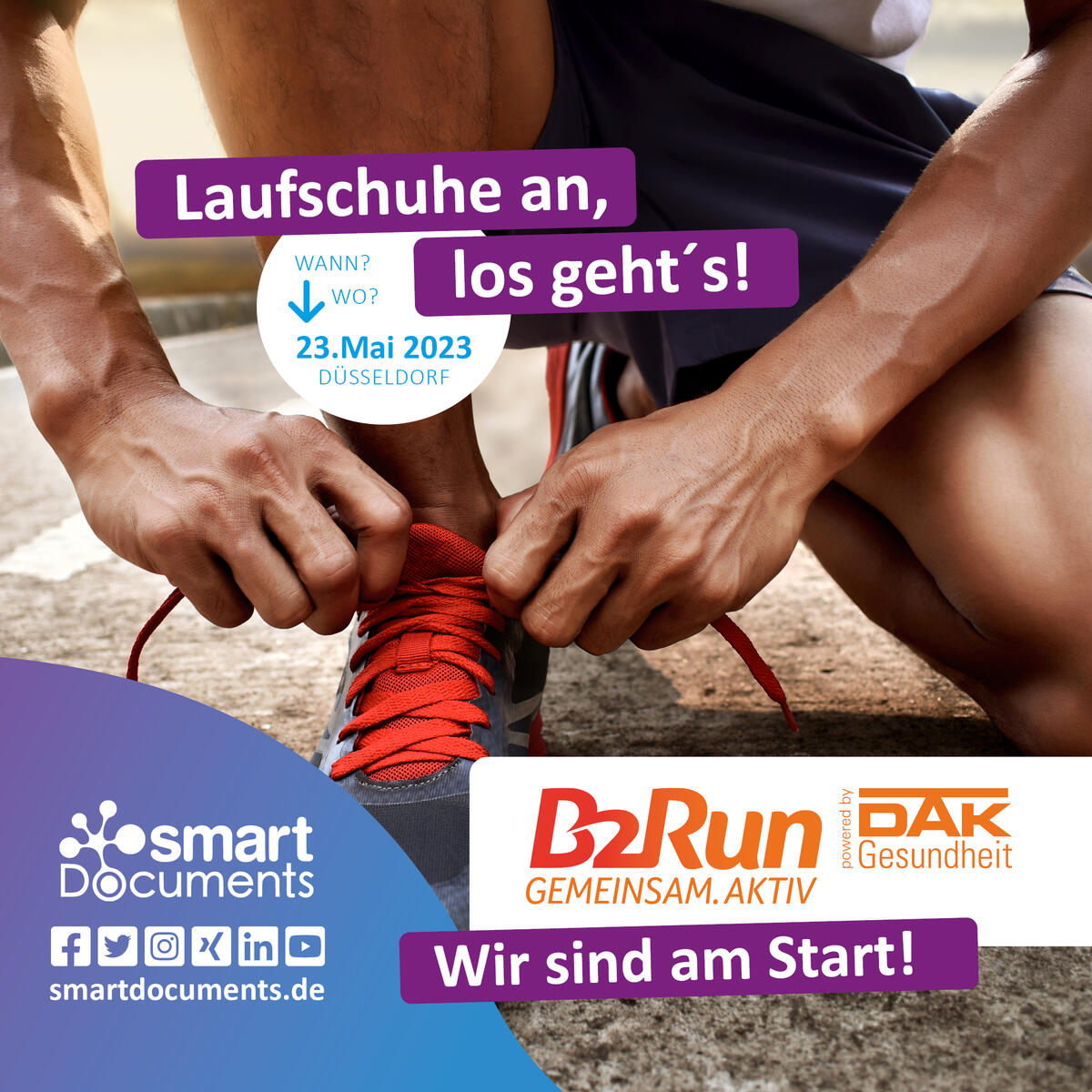 B2Run 2023 Wir sind am Start SmartDocuments Deutschland GmbH