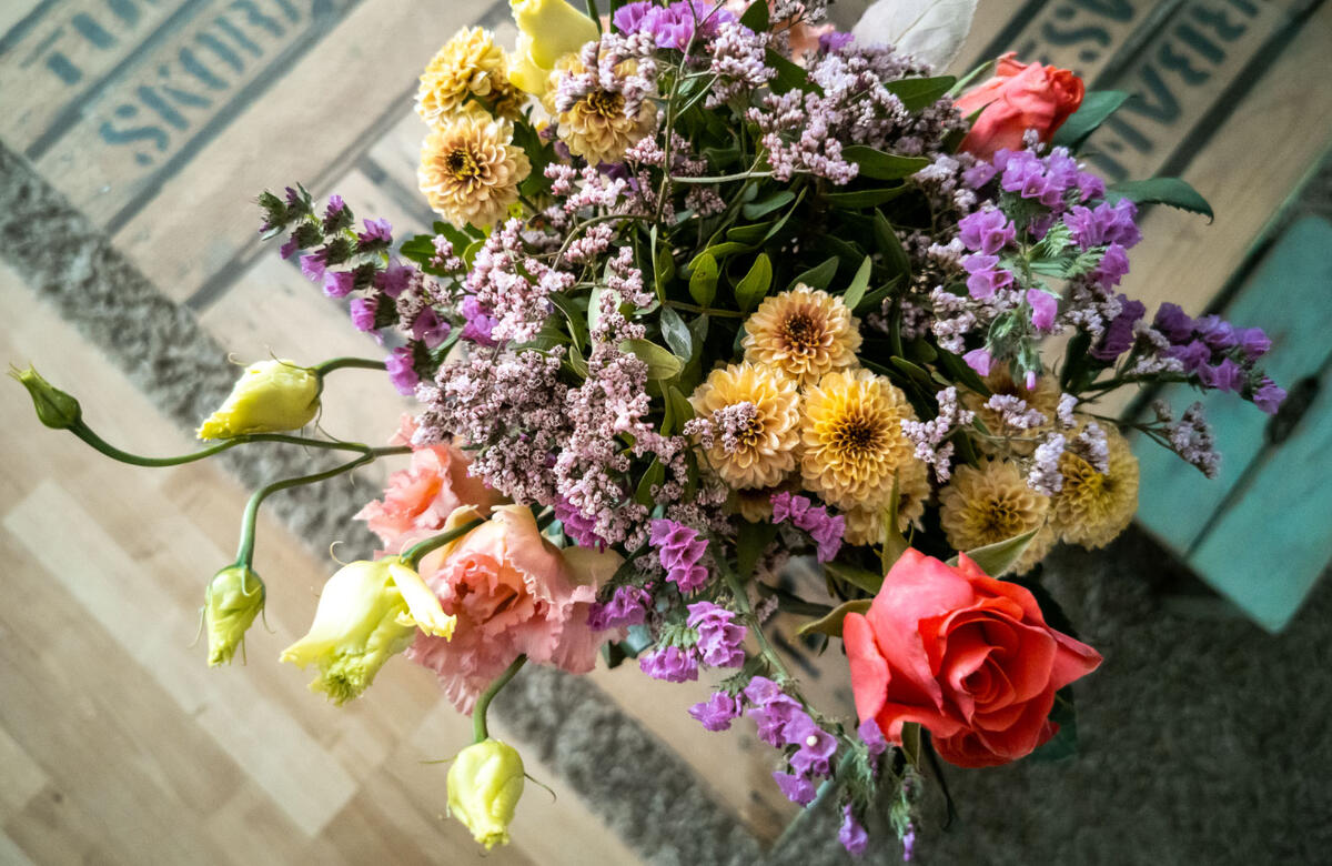 Bluemstrau&szlig; zum Weltfrauentag