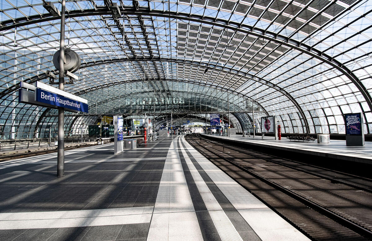 Fotografie Berlin Hauptbahnhof