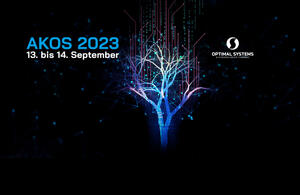 AKOS 2023: Ihr Event für die Öffentliche Verwaltung
13. bis 14.09.2023, Hannover
OPTIMAL SYSTEMS 