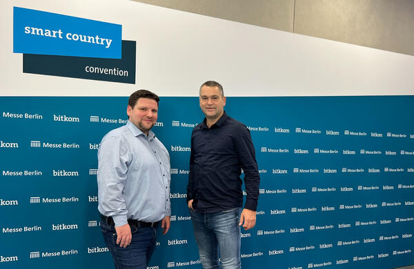Smart Country Convention Berlin 2023 Christoph Winkelmann (links) und Sven Buick (rechts)